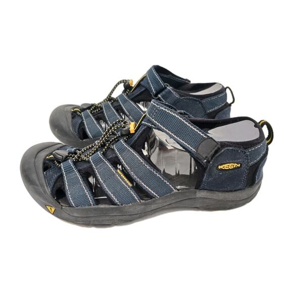 Keen Newport H2 Sandals Mens 6 Navy Blue Closed Toe Water Hiking Sport Hybrid - Picture 2 of 10
